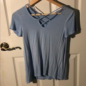 soft&sexy light blue American Eagle Tee